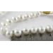Браслет натуральні культивовані річні білі перлини 10 мм