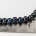 Намисто з чорних  перлів, перли 6-7 мм, довжина намиста приблизно 41 см